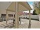 Charming covered patio with pavers, perfect for outdoor dining and relaxation at 4670 W Linda Ln, Chandler, AZ 85226