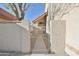 Welcoming front gate offering a private entrance to the home's charming walkway at 4670 W Linda Ln, Chandler, AZ 85226