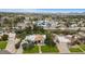 Aerial view of the home showing the yard and surrounding neighborhood at 7250 E Paradise Dr, Scottsdale, AZ 85260