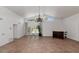 Open living space showcasing tile floors, high ceilings, and sliding glass doors to the yard at 7250 E Paradise Dr, Scottsdale, AZ 85260