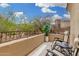 Relaxing balcony featuring comfortable seating with a beautiful view of the community at 7445 E Eagle Crest Dr # 1122, Mesa, AZ 85207
