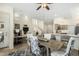 Open-concept dining area flows seamlessly into the kitchen, creating an inviting space for meals and gatherings at 7445 E Eagle Crest Dr # 1122, Mesa, AZ 85207