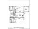 Detailed floor plan showcasing the layout of a home with bedrooms, bonus room, and open concept living areas at 8644 E Sweetwater Ave, Scottsdale, AZ 85260