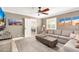Inviting living room with neutral tones, modern decor, and plenty of natural light at 87 Biltmore Est, Phoenix, AZ 85016