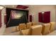 A stunning home theater room with comfortable seating for movie nights at 8925 E Ann Way, Scottsdale, AZ 85260