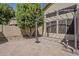 Landscaped backyard with a pergola over a paved patio, providing an excellent spot for relaxation at 927 W Azalea Pl, Chandler, AZ 85248