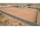 Large dirt lot with rear patio and block wall, ready for landscaping at 9430 W Sandstone Mountain Dr, Casa Grande, AZ 85194