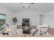 Bright living room featuring stylish modern furniture and neutral color palette with decorative accessories at 9430 W Sandstone Mountain Dr, Casa Grande, AZ 85194