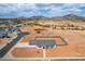 New construction features mountain views and a fully fenced backyard at 6515 N Loma Ct, Casa Grande, AZ 85194