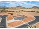 Mountain views surround this new construction home featuring a fenced backyard at 6515 N Loma Ct, Casa Grande, AZ 85194