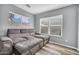 Inviting living room with sectional sofa and bright natural light at 8972 E Arizona Park Pl, Scottsdale, AZ 85260