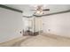 Bedroom featuring a ceiling fan, carpet, and a vanity area at 10418 W Corte Del Sol Oeste --, Sun City, AZ 85351