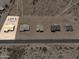 New home construction in a .78 acre lot, aerial view of development underway at 10829 W Woodruff Rd, Casa Grande, AZ 85194
