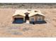 New construction home with a front-facing garage on a spacious lot, ready for the next phase of construction at 10907 W Woodruff Rd, Casa Grande, AZ 85194