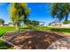 Community swing set surrounded by mature trees and green space, offering a delightful recreational area for children to play at 1344 N Constellation Way, Gilbert, AZ 85234