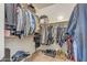 Walk-in closet features built-in shelving and plenty of room for clothes and shoes at 1391 E Angie St, Casa Grande, AZ 85122