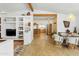 Open layout combines the living room, dining area, and kitchen, with great flow for entertaining at 1508 W Kiowa Ave, Mesa, AZ 85202