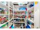 Walk-in pantry with ample shelving providing generous storage space at 15856 N 76Th Ave, Peoria, AZ 85382
