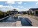 Swimming pool with a diving board, and a backyard play set at 19901 E Country Meadows Dr, Queen Creek, AZ 85142