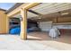 Large garage with multiple bays providing ample space for vehicle and boat storage at 3312 N 89Th Pl, Mesa, AZ 85207