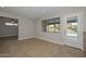 Dining area featuring tile floors with sliding door that views the pool at 352 E Beatryce St, Tempe, AZ 85288