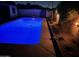 Backyard pool with lush landscaping and decorative lighting at 352 E Beatryce St, Tempe, AZ 85288