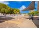 Spacious backyard featuring a patio and a new grill, perfect for outdoor entertainment at 5422 E Des Moines St, Mesa, AZ 85205