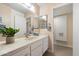 Bathroom with a dual vanity and plenty of counter space at 5465 N 78Th St, Scottsdale, AZ 85250