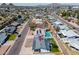 Aerial view of home showing mountain views, community, and landscaping at 7346 E Mckinley St, Scottsdale, AZ 85257