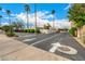 Well-maintained community entrance and driveway at 7770 E Camelback Rd # 11, Scottsdale, AZ 85251