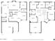 This home has a floor plan with clearly labeled rooms and dimensions for easy visualization at 9618 E Monterey Ave, Mesa, AZ 85209