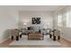 A bright and comfortable living room with stylish furniture, a cozy rug, and natural light, creating a relaxing atmosphere at 9618 E Monterey Ave, Mesa, AZ 85209