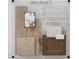 A calming interior color palette featuring wood, tile, carpet, and cabinet samples for a cohesive design at 15146 W Gray Fox Trl, Surprise, AZ 85387