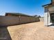 Backyard with block wall at 16015 W Desert Hollow Dr, Surprise, AZ 85387