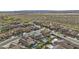 Panoramic aerial view of a neighborhood showcasing houses, pools, and well-maintained landscaping at 10792 W Whitehorn Way, Peoria, AZ 85383