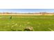 Expansive golf course with a single ball bucket and views of nearby residential homes and mountain ranges at 12353 W Running Deer Trl, Peoria, AZ 85383