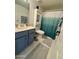 Bathroom with a modern vanity, updated fixtures, and a shower and tub combination at 1505 N Center St # 220, Mesa, AZ 85201