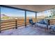 Covered patio provides gorgeous views of the city and mountains in the distance at 1637 E Camino Del Santo --, Phoenix, AZ 85022