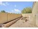 Backyard features a raised garden bed with plenty of space to grow your favorite vegetables and flowers at 23455 S 199Th Pl, Queen Creek, AZ 85142