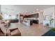 The kitchen offers a large island with bar seating and plenty of cabinet space, perfect for gatherings at 277 W Glacier Bay Dr, San Tan Valley, AZ 85140