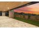 Travertine patio with desert views and manicured landscaping at 29599 N 106Th Pl, Scottsdale, AZ 85262