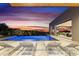 Inviting pool area with lounge chairs perfect for relaxing and enjoying the desert sunset view at 29599 N 106Th Pl, Scottsdale, AZ 85262