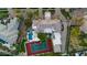 Expansive estate featuring a tennis court, swimming pool, and manicured gardens at 7630 E Vaquero Dr, Scottsdale, AZ 85258