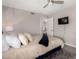 Bright bedroom featuring a bed, TV and light grey interior at 8750 E Starlight Way, Scottsdale, AZ 85250