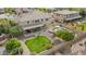 Aerial of the backyard with pool at 950 E Desert Inn Dr, Chandler, AZ 85249