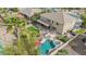 Beautiful backyard featuring a pool, spa, patio, and well-manicured landscaping, perfect for outdoor entertaining at 950 E Desert Inn Dr, Chandler, AZ 85249