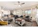The living room seamlessly connects to the kitchen and dining areas at 950 E Desert Inn Dr, Chandler, AZ 85249