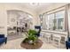 An open floorplan provides seamless connectivity to the dining room beyond at 950 E Desert Inn Dr, Chandler, AZ 85249