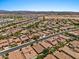 Scenic aerial view showcasing the community and the distant mountain range at 1449 E Artemis Trl, Queen Creek, AZ 85140