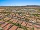 Scenic aerial view showcasing the community and the distant mountain range at 1449 E Artemis Trl, Queen Creek, AZ 85140